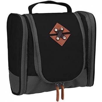 Trousse de toilette noire 20 x 10 x 18 cm