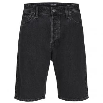Jeans Corti Jack & Jones 'JJIAlex' Denim Nero