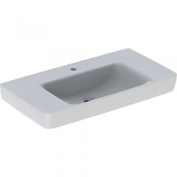 Vasque Geberit Renova Plan 90x48cm, sans trop-plein, blanc, KeraTect