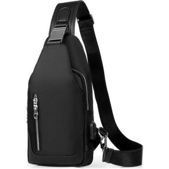 Bolso de Mensajero con Carga USB y Protección Antirrobo
