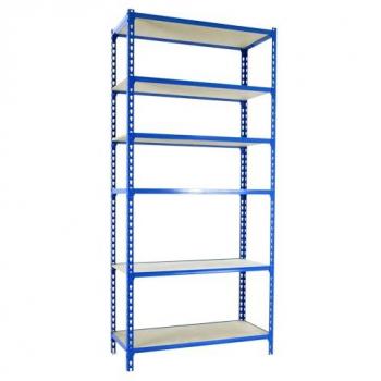 Estantería SIMONRACK Maderclick 6/300 Azul/Madera 2500x900x300