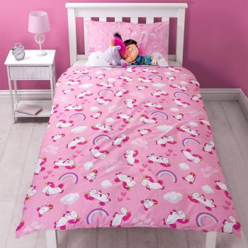 Despicable Me Pink Poly-Cotton Duvet Set – Single Size
