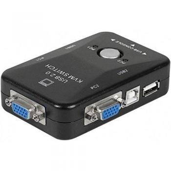 Commutateur KVM miniature VGA/USB 2 ports