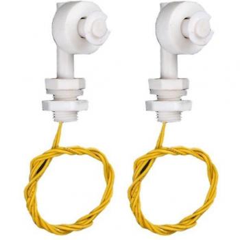 2pcs/set DC 110-220V Water Level Sensor Float Switch with Cable for Aquatic Use