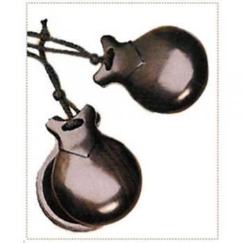 Einheitliche Happy Dance Pollopa Kastagnetten – Schwarz & Weiß