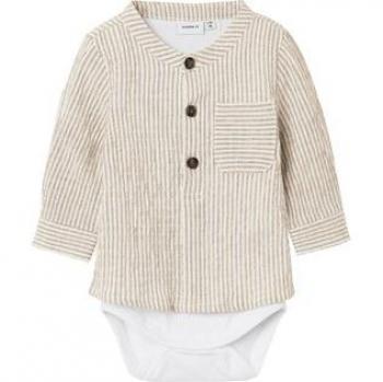 Shirtbody Nbmfedenis Humus – Eco‑Weave Standard
