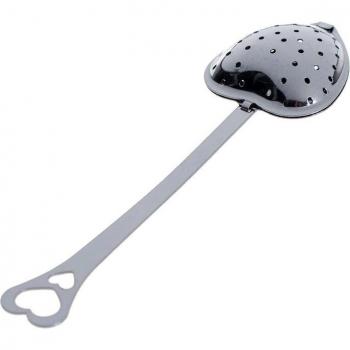 Stainless Steel Heart-Shaped Herbal Tea Filter Spoon 14*4cm