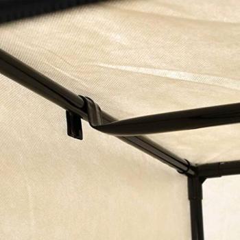 VidaXL Cream Dressing Room 75x50x160 cm