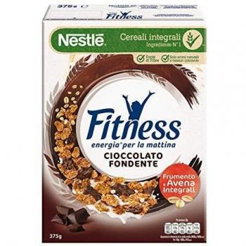 Fitness Cioccolato Fondente Cereali con Frumento e Avena Integrali con Fiocchi 375g