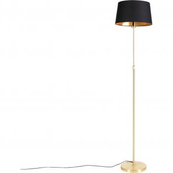 Gold & Brass Qazqa Adjustable Floor Light, 35cm