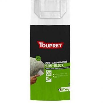 Toupret Humi-Block, Poudre, 6 Kg, Contre l'humidité sur Murs et Plafonds