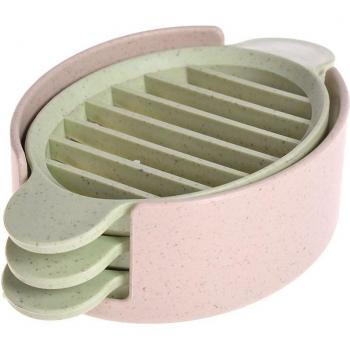 4-Color Wheat Straw Egg Cutter