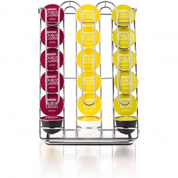 Krups Dolce Gusto Portacápsulas 18 Unidades, 24 cm, Gris Metálico