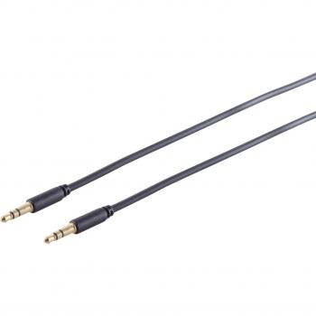 Shiverpeaks Ultra-Slim 3,5mm Klinkenkabel, 1,5m, für Smartphone und Tablet