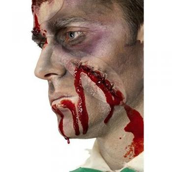 Herida autocosida Smiffy's, rojo