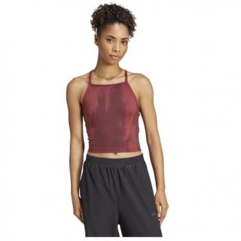 Adidas Graphic Damen Tanktop in Burgunderrot