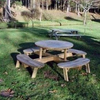 Woodland Whirl Garden Table