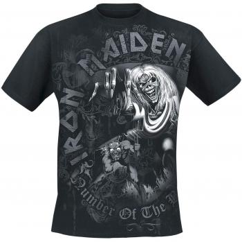 Iron Maiden T-shirt – Dark Side of the Moon, M–XXL, svart, herr