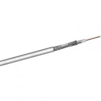 Bobina de Cable Coaxial 100m CU CA7420CU Funda Blanca