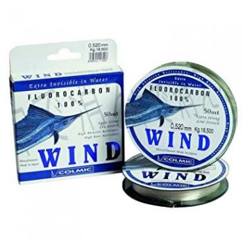 Wind 50 m Colmic – Línea de Pesca Transparente
