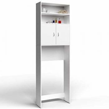 Mobile per lavatrice con 3 ripiani e 2 ante 185x63x20cm