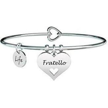 Pulsera Kidult Acero 316L Corazón Hermano 731618