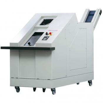 Cross‑Cut-Schredder für Akten & Festplatten, 3 × 400 V Netzteil