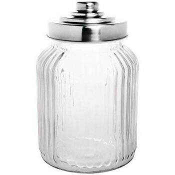 Olympia 6‑Row Stainless Screw‑Top Jars