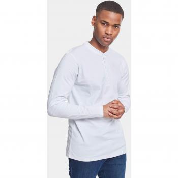 Urban Classics Basic Henley Langarmshirt