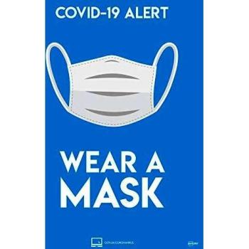 AVERY Wear a Face Mask A4 Label Sign