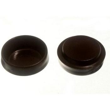 Castor Cups Furniture Floor Protector Glides Brown Plastic 44mm (Pack of 100)