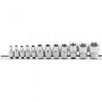 Jeu de Douilles E-Profil 6,3 mm (1/4) + 10 mm (3/8)