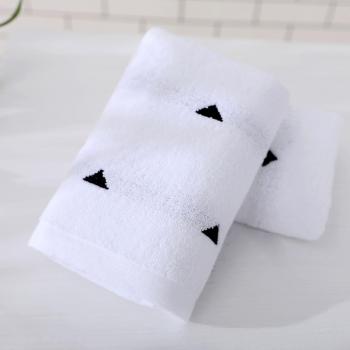 Geometric Triangle Cotton Hotel Hand Towel