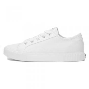 Hush Puppies Brooke Women's White Memory Foam Canvas Sneakers Size UK 4