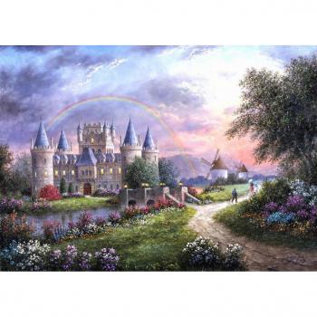 Kinder-Magnetpuzzle Grafika 24 Teile – Dennis Lewan Inverary Festung