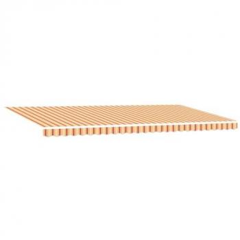 Toldo Manual con LED Amarillo y Naranja 600 x 300 cm