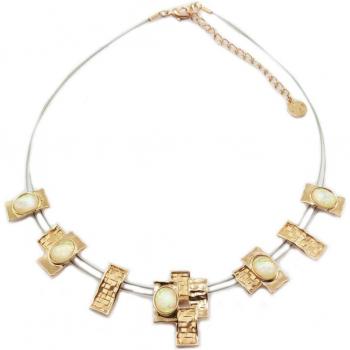 Pink Gold & Beige Acapulco Design