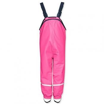 Pantaloni PLAYSHOES con Pettorina a Due Colori Rosa e Nero