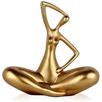 Scultura in Resina Oro 'Evoluzione Piccola'