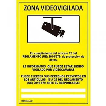Señal de Vigilancia 21x30 RD30042