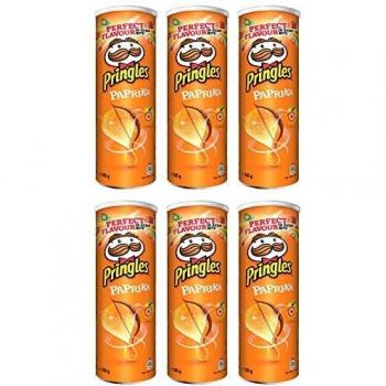 Pringles Paprika Patatas Fritas (165 g)