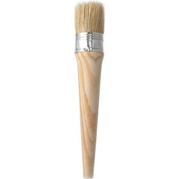 Brosse ronde pour pochoirs et décoration intérieure