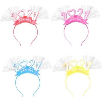 Diadema de Celebración de Año Nuevo con Dígitos