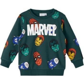 NAME IT Marvel Sweatshirt Sea Moss Grün Regular Fit für Herren