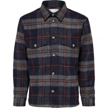 Relaxed Fit Overshirt mit Tartan-Karo