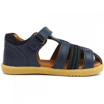 Bobux Camino Azul Marina: Sandalias de Piel para Bebé Niño