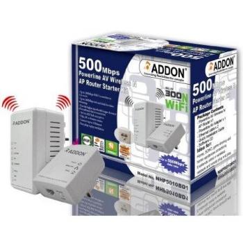 Dual‑Mode PowerLine AV & Wi‑Fi 300 Mbps Range Booster Set