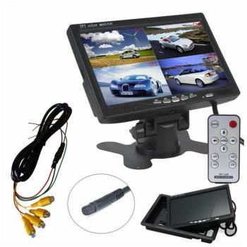 Sistema di Sorveglianza 7 LCD: Telecamera + Retromarcia