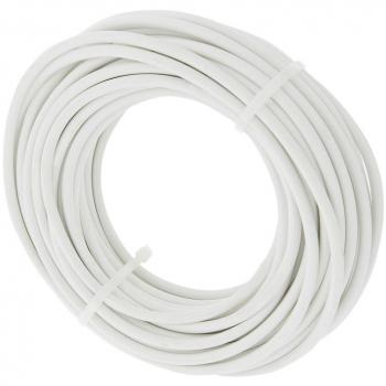 Fil rond H03VVH2-F 20m 2x0,75mm² couleur blanche
