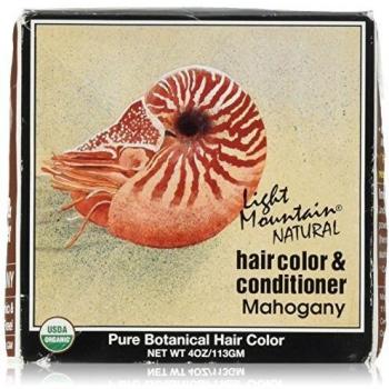 Polvere Light Mountain Colore e Condizionante Mahagonio 4 oz